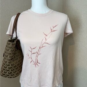 Banana Republic Light Pink Bamboo Tee